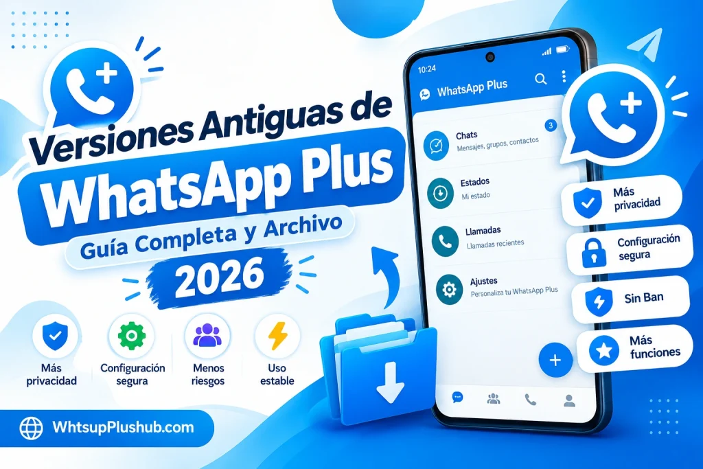 Versiones Antiguas de WhatsApp Plus: Guía Completa y Archivo 2026