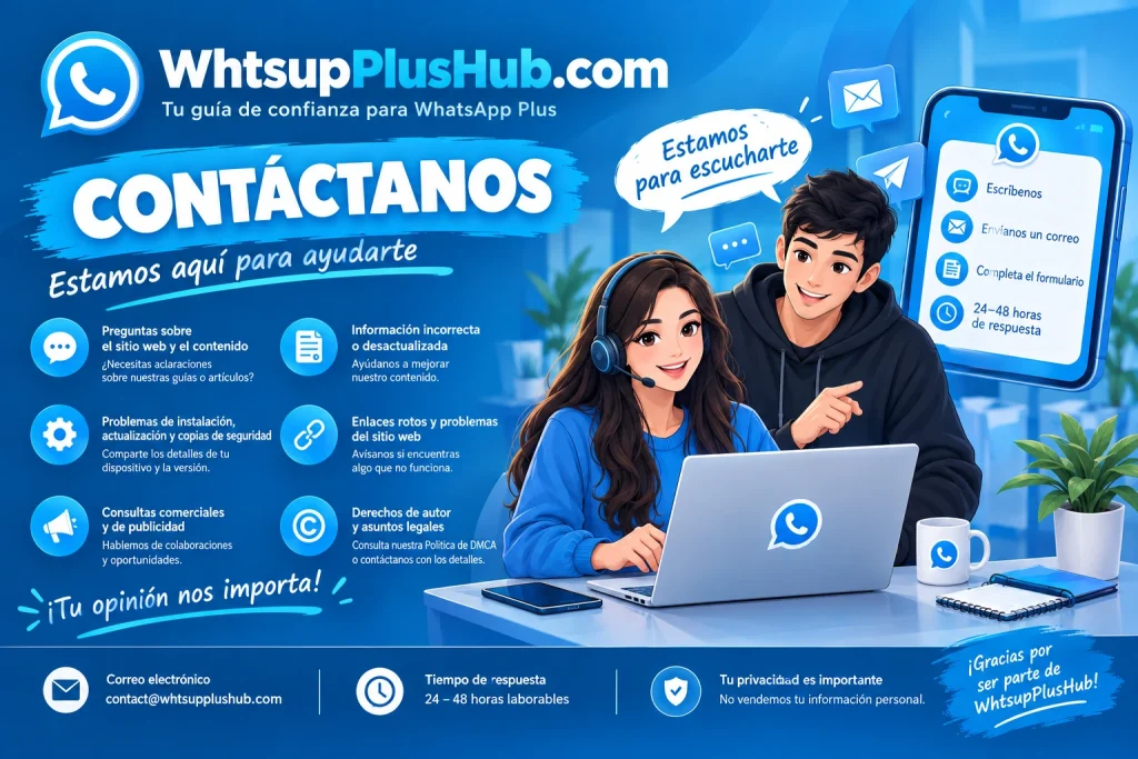 Contáctanos | WhtsupPlusHub